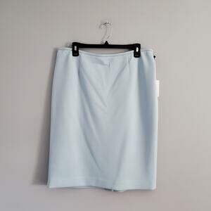Calvin Klein Blue Pencil Straight Skirt 14